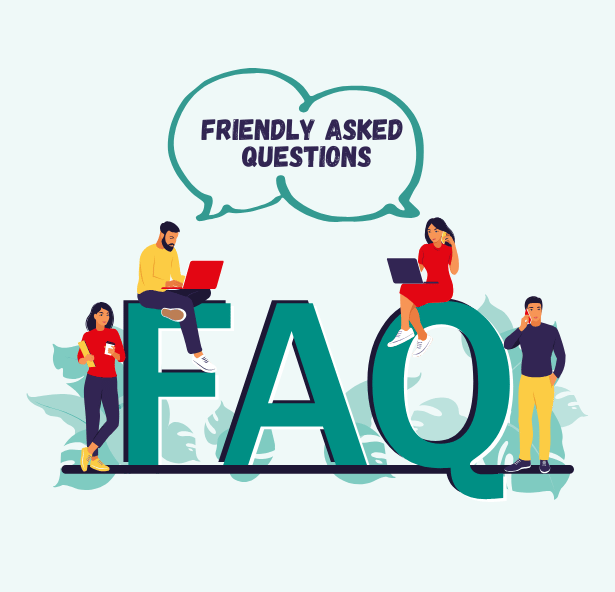 A person asking questions, representing SEO FAQs